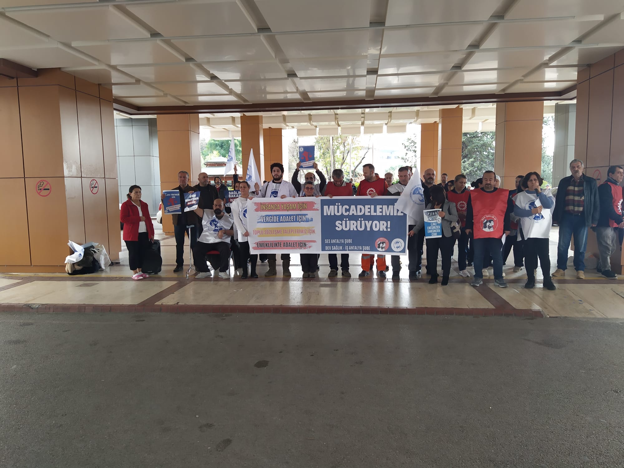 Sağlık ve Sosyal Hizmet Emekçileri 40 haftadır Vergide Adalet İstiyor!