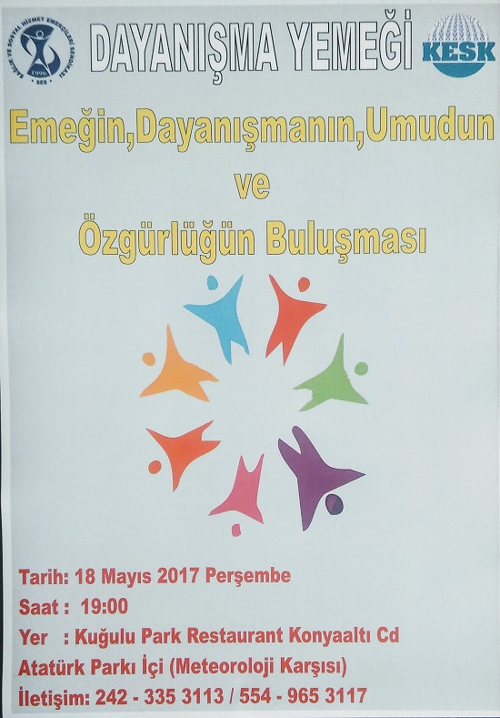 Dostluk ve dayanışma gecemiz