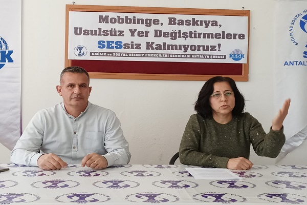 Mobbinge, Baskıya, Usulsüz Yer Değiştirmelere Sessiz Kalmayacağız